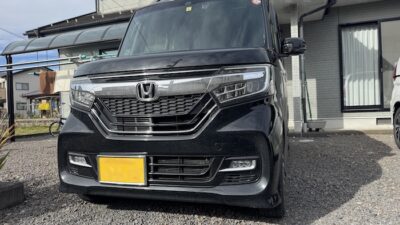 ホンダ N-BOX フロントガラス修理【棚倉町】