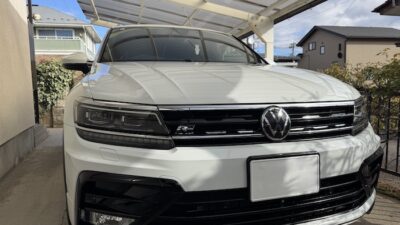 フォルクスワーゲン Tiguan フロントガラス修理【福島市】